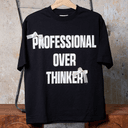 Áo thununisex Newzy Wonder oversized 100% cotton in Professional Overthinking NZATH005