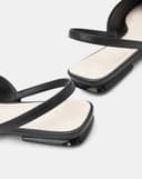 Giày Búp Bê Slingback Bệt Phối Khóa Trang Trí