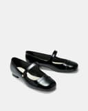 Giày Búp Bê Búp Bê Phối Toe Cap