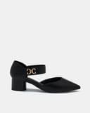 Giày Cao Gót Quai Hậu Xé Dán Có Khoá