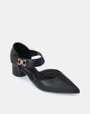 Giày Cao Gót Quai Hậu Xé Dán Có Khoá