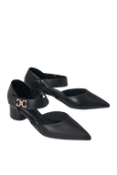 Giày Cao Gót Quai Hậu Xé Dán Có Khoá