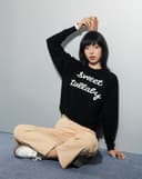 Áo dệt kim oversized tay dài