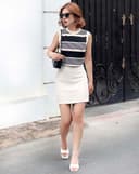 Áo Thun Sọc Form Ngắn Sát Nách