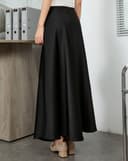 Váy lụa midi form A