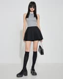 Quần giả váy xếp ly