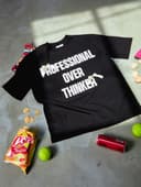 Áo thununisex Newzy Wonder oversized 100% cotton in Professional Overthinking NZATH005