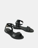 Giày Sandal Đế Bệt Quai Cổ Chân Phối Quai Ngang