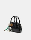 Túi Xách Nhỏ Form Bowling Phối Charm