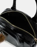 Túi Xách Nhỏ Form Bowling Phối Charm