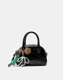 Túi Xách Nhỏ Form Bowling Phối Charm