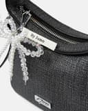 Túi Xách Nhỏ Top Handle Trang Trí Charm Nơ