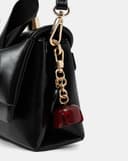 Túi Xách Nhỏ Top Handle Thắt Nơ Cách Điệu