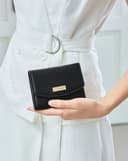 Ví Ngắn Khoá Logo Juno