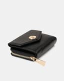 Ví Nắp Tam Giác Trang Trí Khoá Tròn Juno