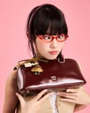 Túi Xách Trung Trang Trí Charm Croissant