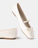 Giày Búp Bê Phối Nơ Trang Trí