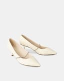 Giày Cao Gót Phối Dây Khóa Trang Trí