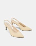 Giày Cao Gót Cao Gót Slingback Mũi Nhọn Gót Thanh