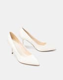 Giày Cao Gót Pump Gót Thanh Tối Giản