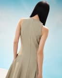 Đầm maxi cổ yếm form xòe