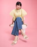 Giày Sandal Gót Nhọn Đắp Quai Chéo