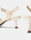 Giày Sandal Gót Nhọn Đắp Quai Chéo