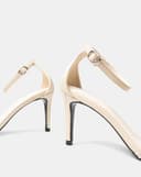 Giày Sandal Sandal Cao Gót Quai Đính Đá