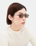  Mắt Kính Slim Square classic Gọng kim loại
