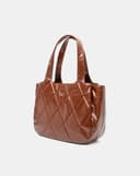 Túi Xách Lớn Tote Bag Chần Bông Hoạ Tiết Quả Trám