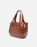 Túi Xách Lớn Tote Bag Chần Bông Hoạ Tiết Quả Trám