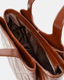 Túi Xách Lớn Tote Bag Chần Bông Hoạ Tiết Quả Trám