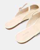 Giày Búp Bê Cao Gót Phối Khoá Trang Trí