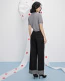 Quần dài lật gấu