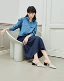 Giày Cao Gót Gót Trụ