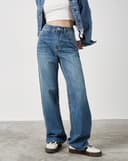 Quần dài jean ống suông