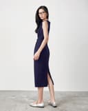 Đầm sát nách xoắn eo form bút chì