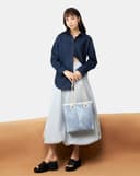 Túi Xách Trung Tote In Logo Jn